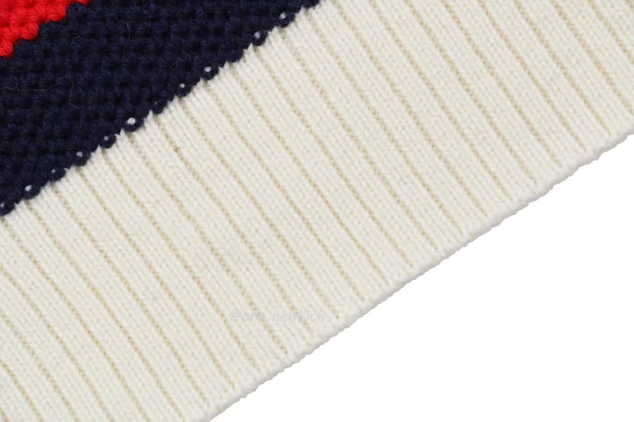 Gucci Logo Appliqued Striped Cotton Polo Shirt (2) - www.newkick.org